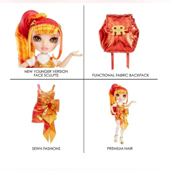 2 Rainbow Fashion Dolls - Red and Blue⚡️ - Picture 8 of 9